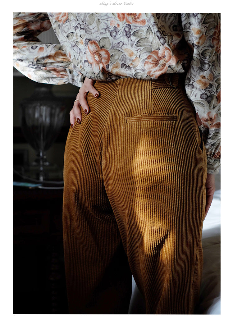 ladies vintage velvet pants