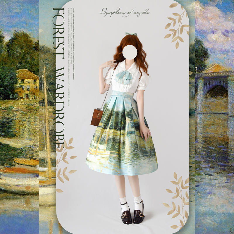 アルジャントゥイユの橋のクラシカルスカート