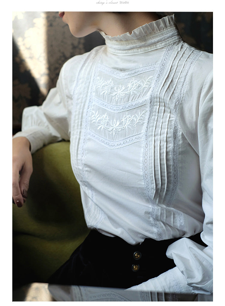 Embroidered vintage blouse