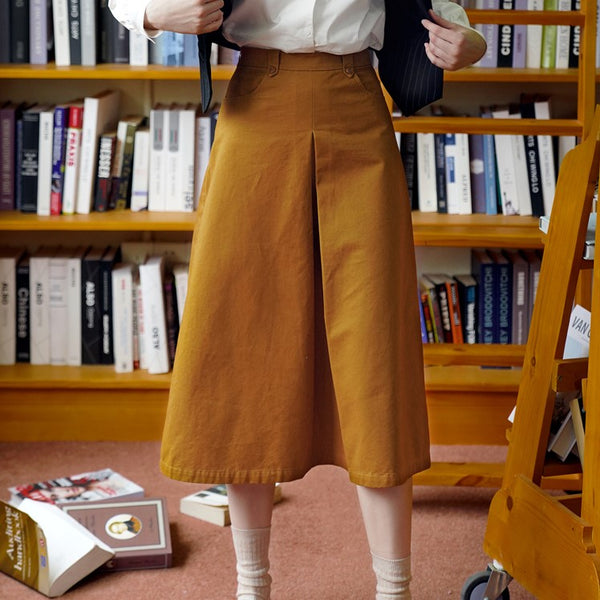 literary retro casual skirt