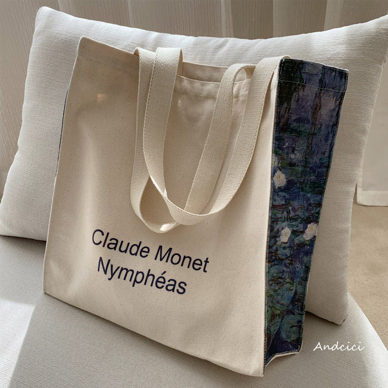 Monet Water lily tote bag