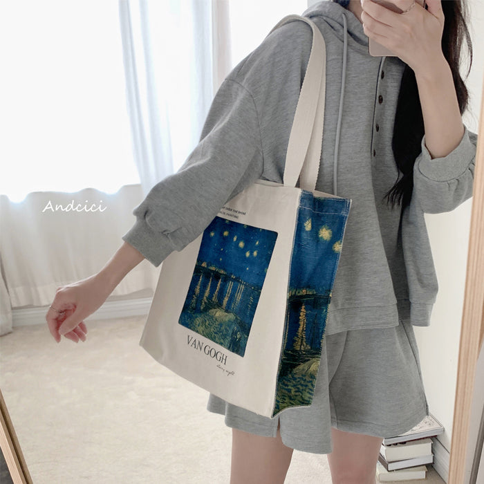 The Starry Night Over The Rhone Tote Bag