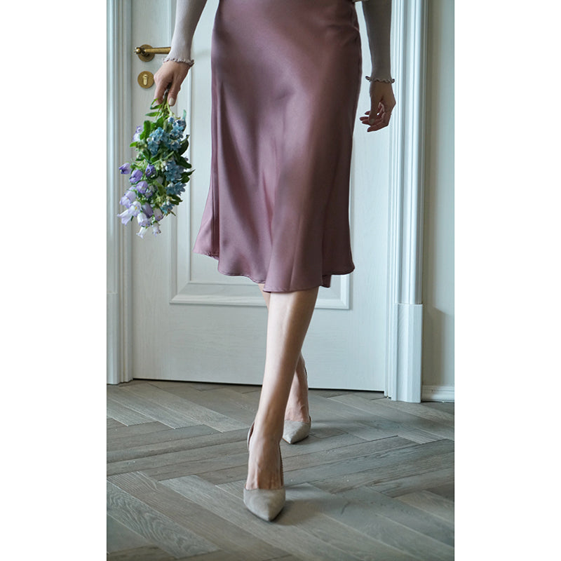 Glittering elegant skirt