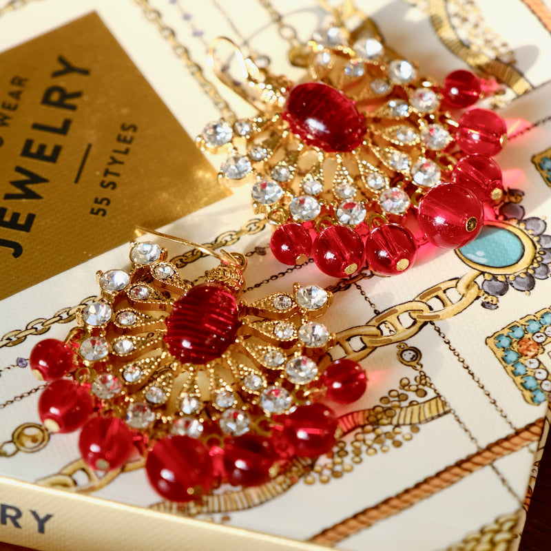 pomegranate jewelry earrings