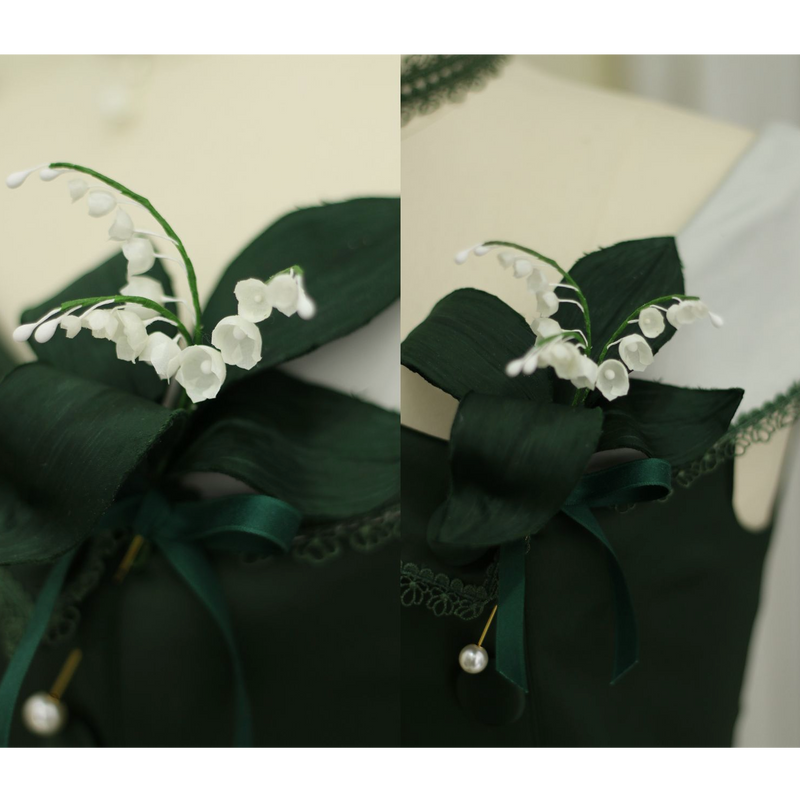 Suzuran's hat, hair ornament, and chest ornament [Scheduled to be shipped from late March to mid-April 2023]