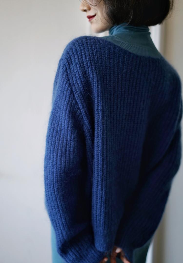 Ladies retro slim knit dress