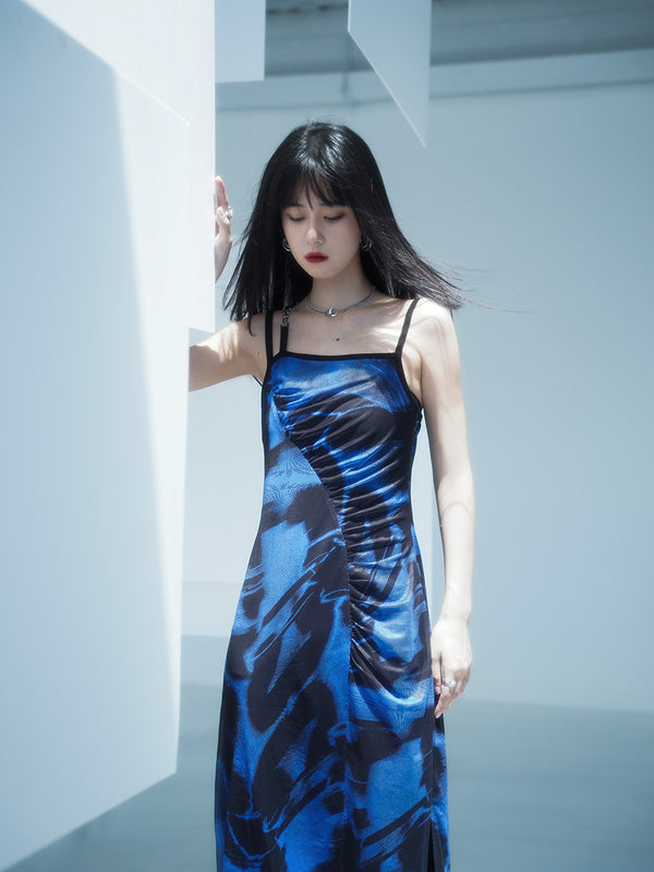 Ultramarine galaxy strap dress