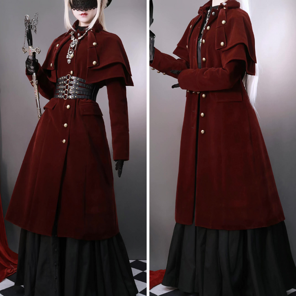 Medieval Aristocrat's Classical Cape Coat [Planned to be shipped in early June 2023]