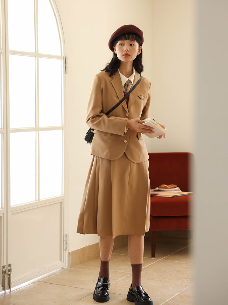 British girl's literary classical skirt
