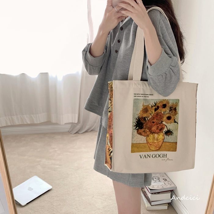 Sunflowers tote bag