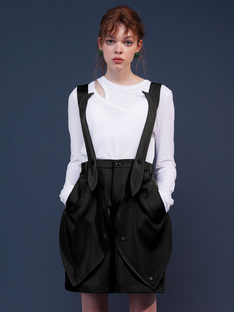British Girl's Strap Half Work Pants