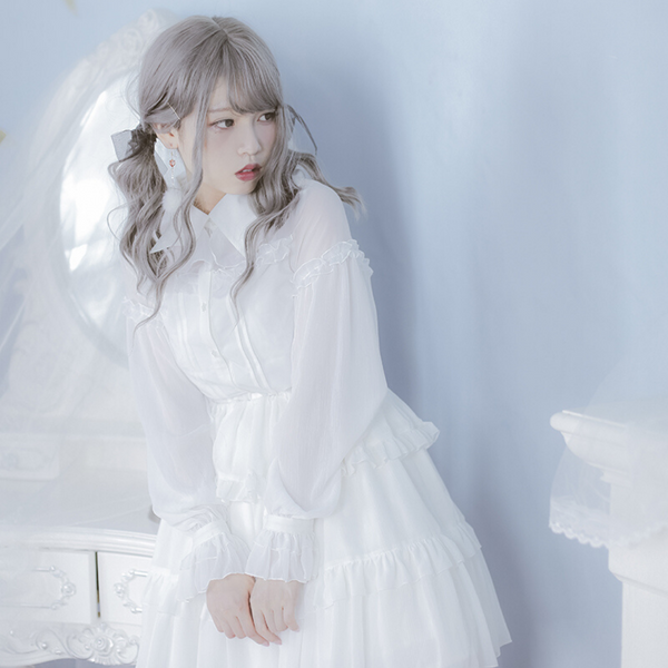 Fallen Angel Frill Blouse