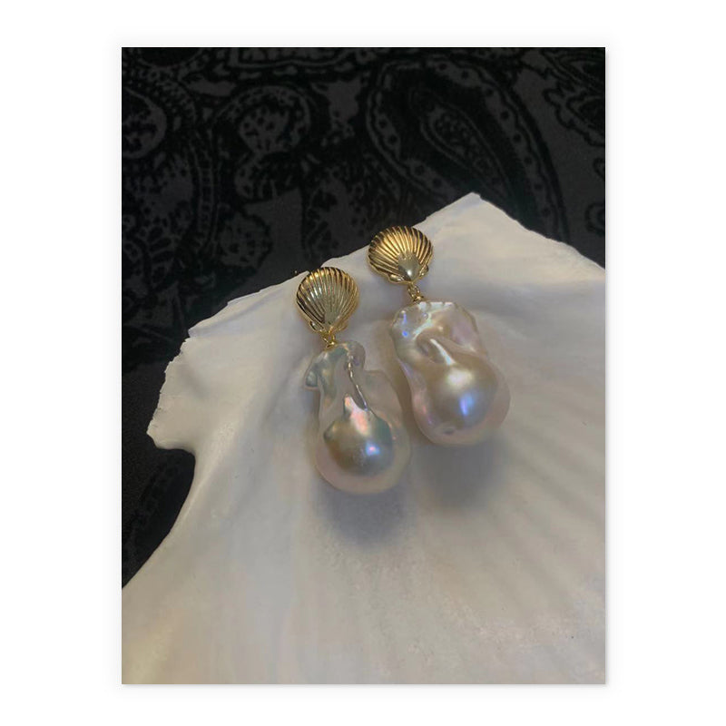 twisted pearl earrings