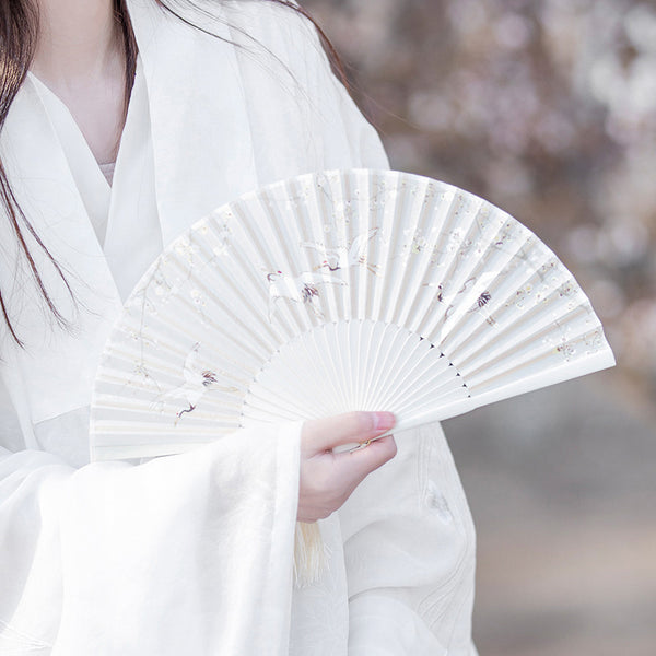 Folding fan with Kinbai Senkaku