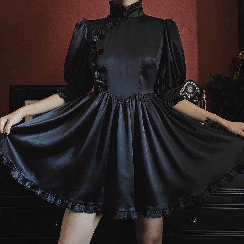 Medieval Dark Girl's Gothic Dress