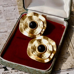 gold ring earrings