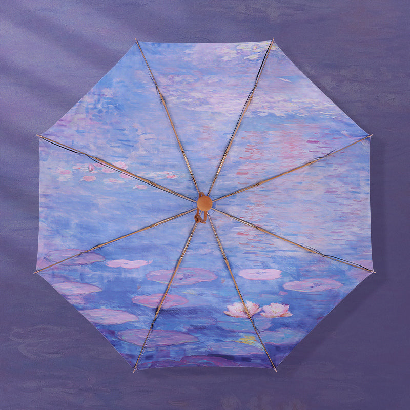 Water Lilies Folding Umbrella