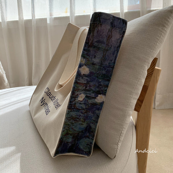 Monet Water lily tote bag