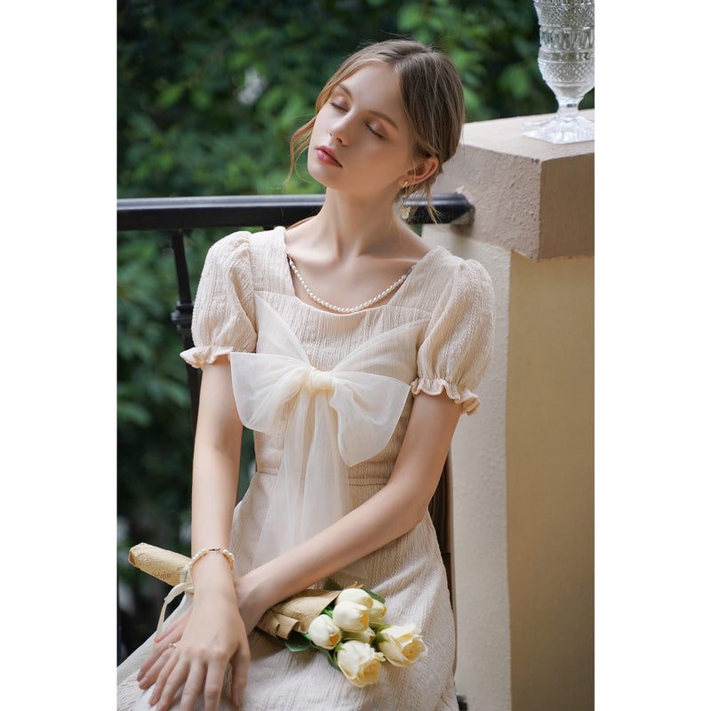 Secret Love Pilgrimage Ribbon Dress 
