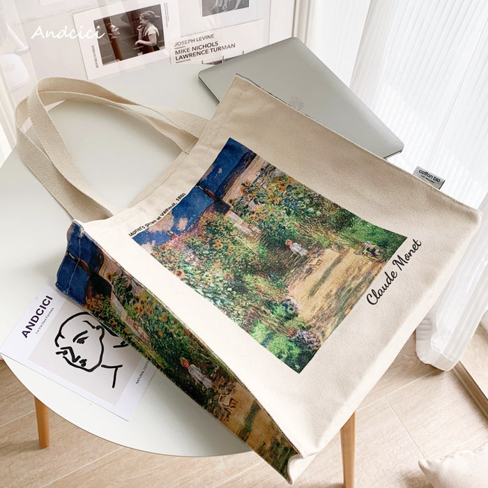The Artist's Garden at Vetheuil Tote Bag