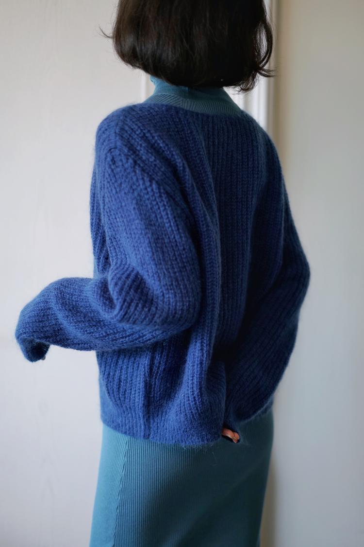 Ladies retro slim knit dress