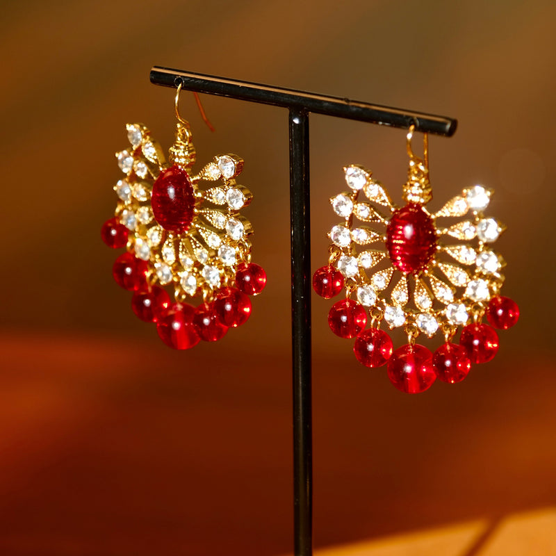pomegranate jewelry earrings