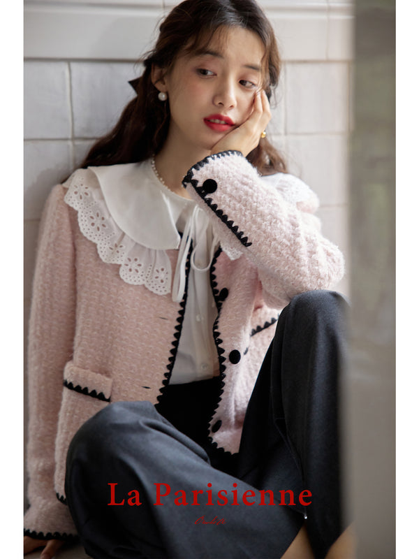 Light Cherry Blossom Lady Wool Jacket