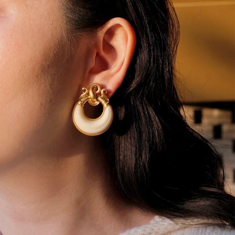 moon goddess earrings