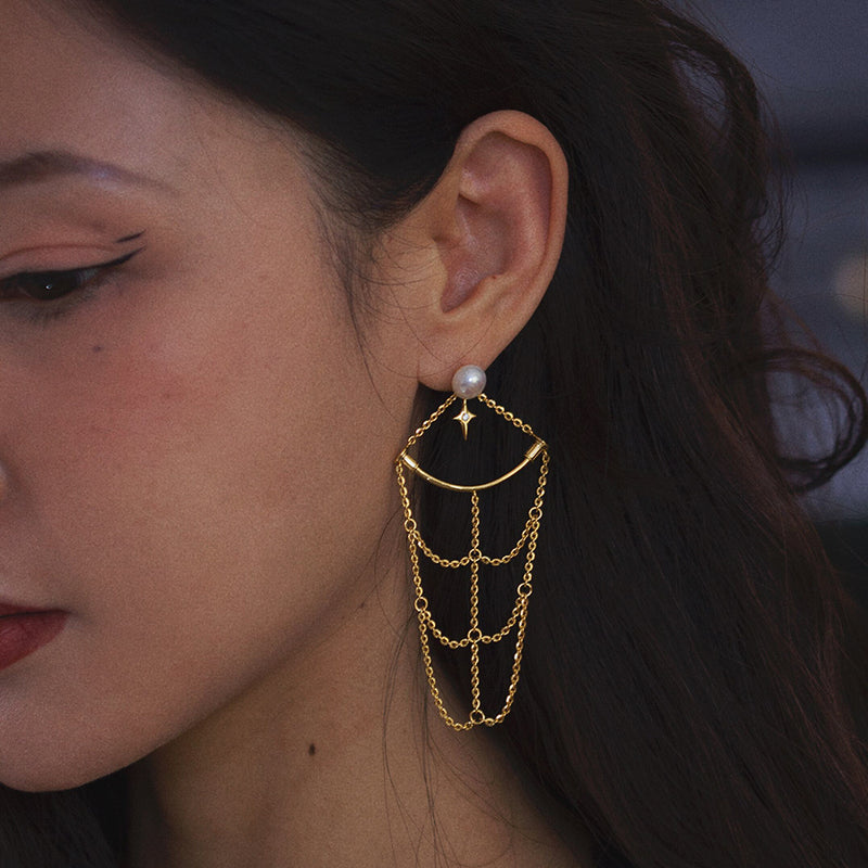 Venus and constellation earrings