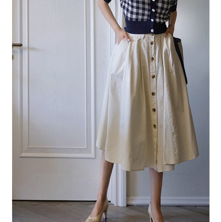 Countess retro denim skirt