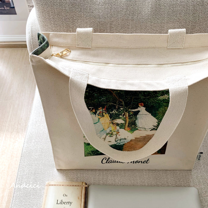 Women in the GardenTote bag