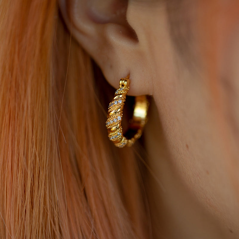 黄金金環の耳飾り