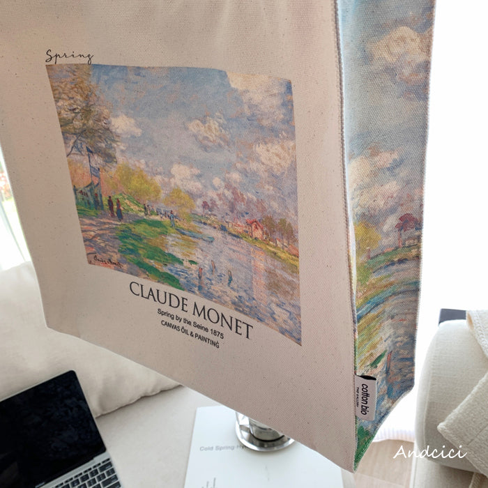 Spring by the Seine tote bag