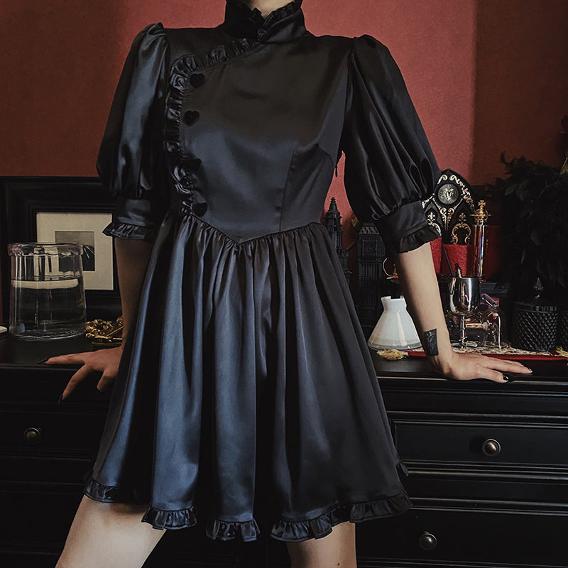 Medieval Dark Girl's Gothic Dress