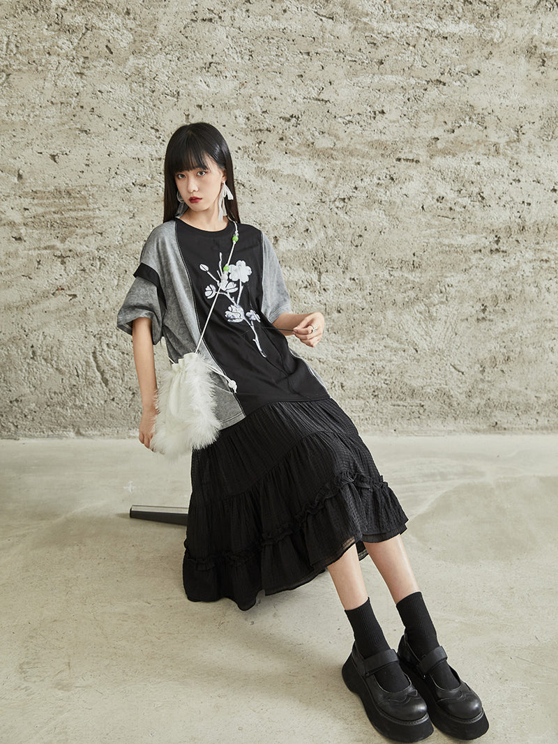 Embroidered Marika T-shirt