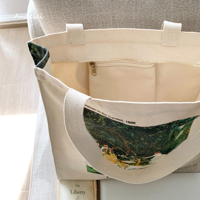 Women in the GardenTote bag