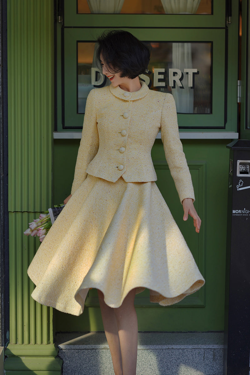 Starlight Lady Tweed Jacket and Tweed Skirt