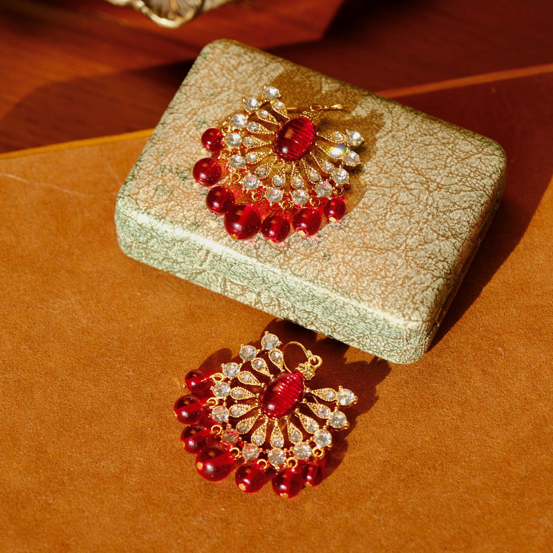 pomegranate jewelry earrings