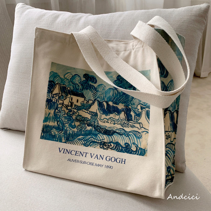 Landscape with Houses Tote Bag