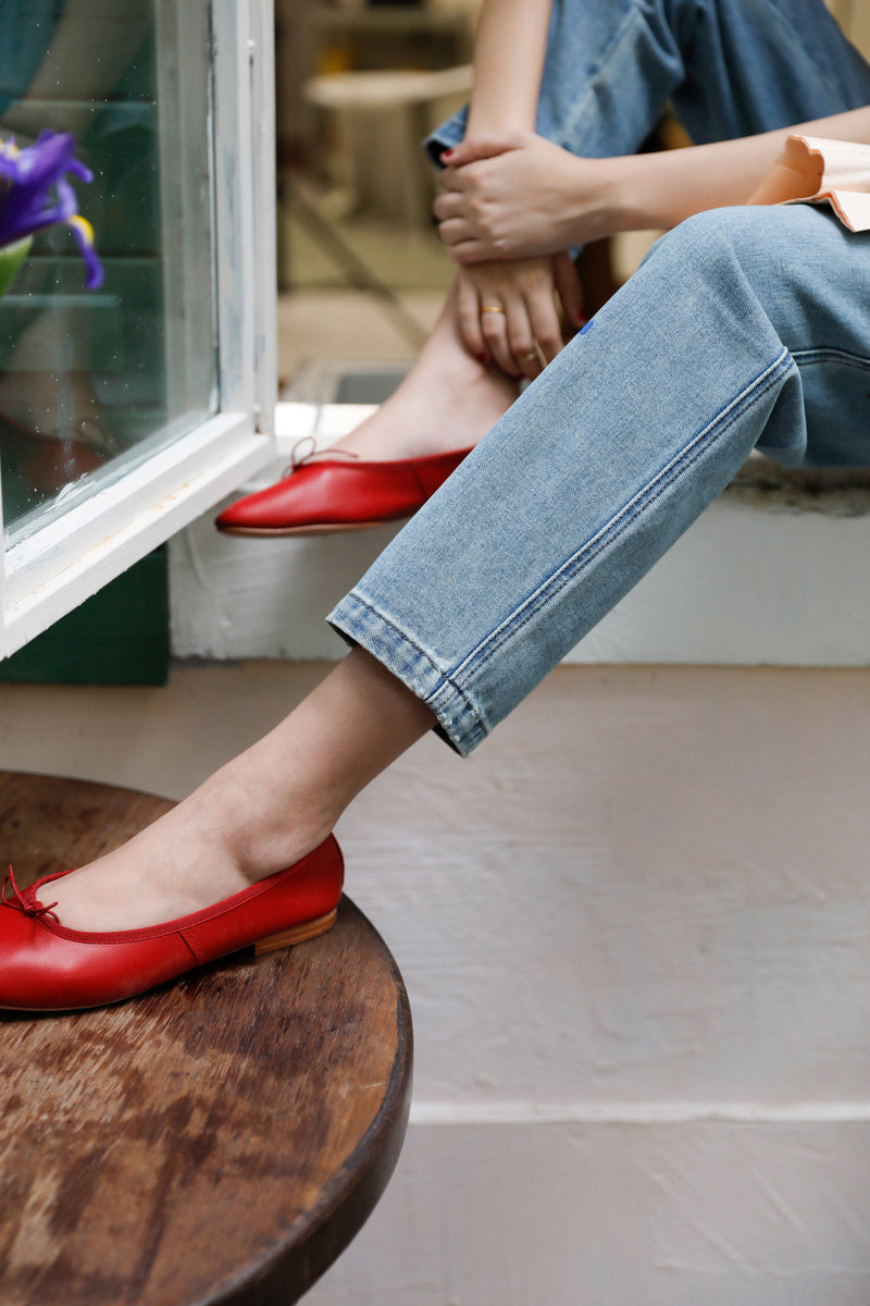 red french loafers
