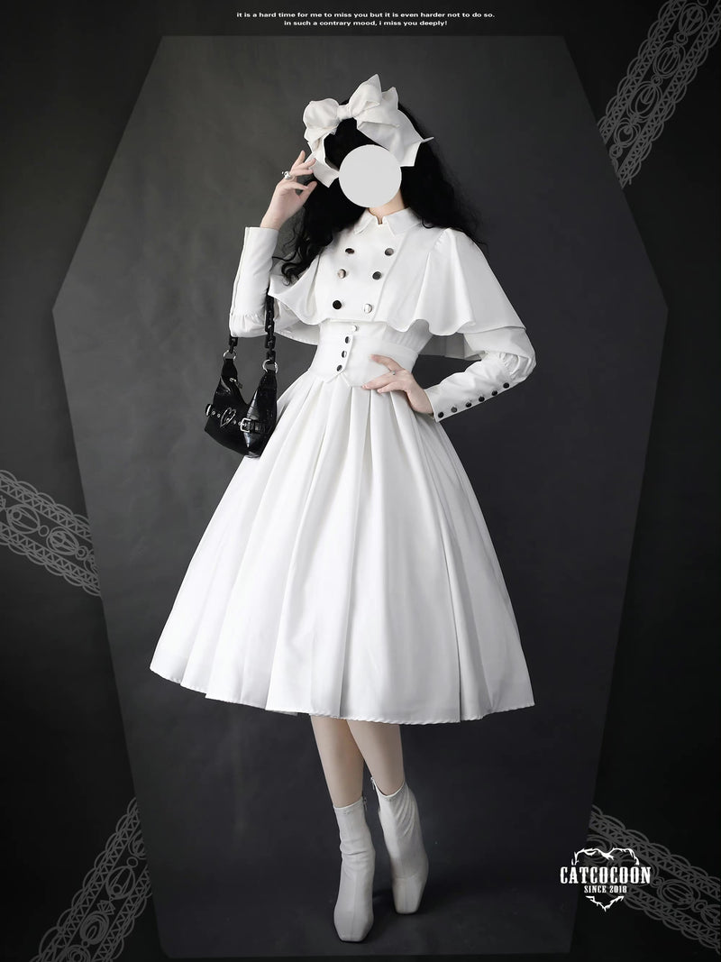 Gothic dress for a pure white lady