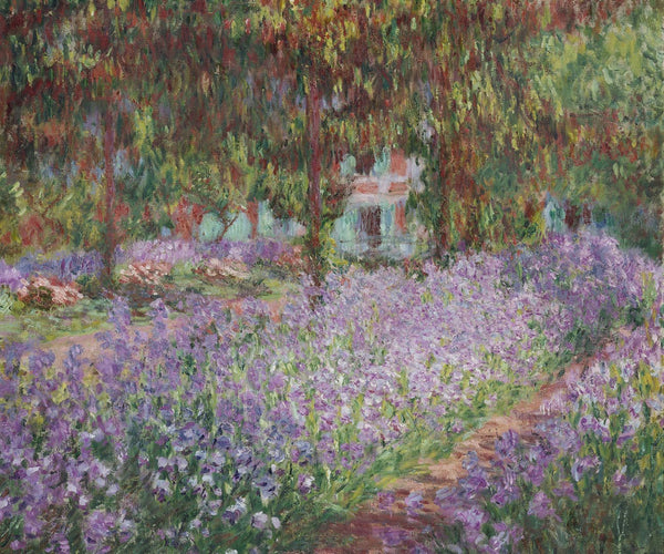 Monet's Garden, Iris Classical Skirt