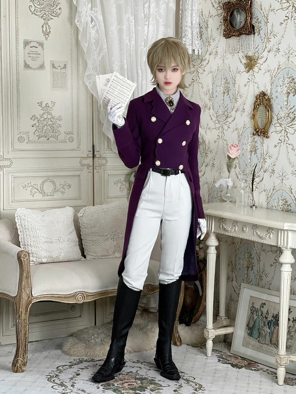 Medieval aristocratic classical tailcoat