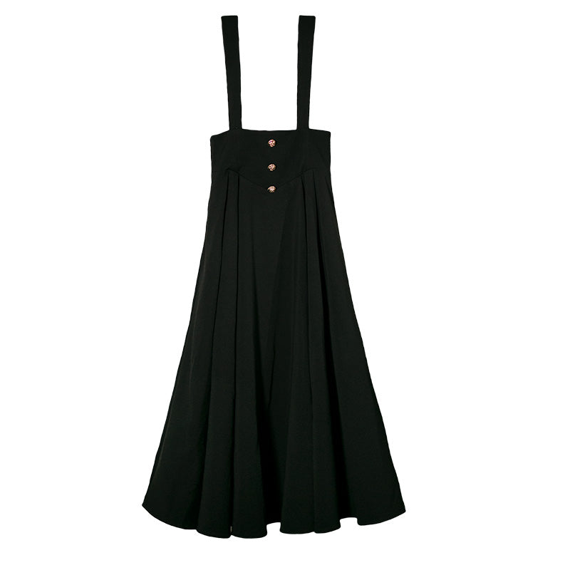black lady strap skirt