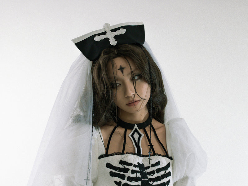 Crucifix Veil Headdress [Planned to be shipped in early July 2023]