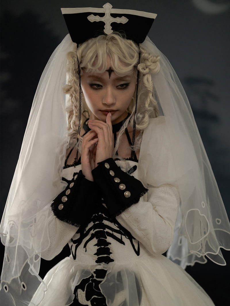 Crucifix Veil Headdress [Planned to be shipped in early July 2023]