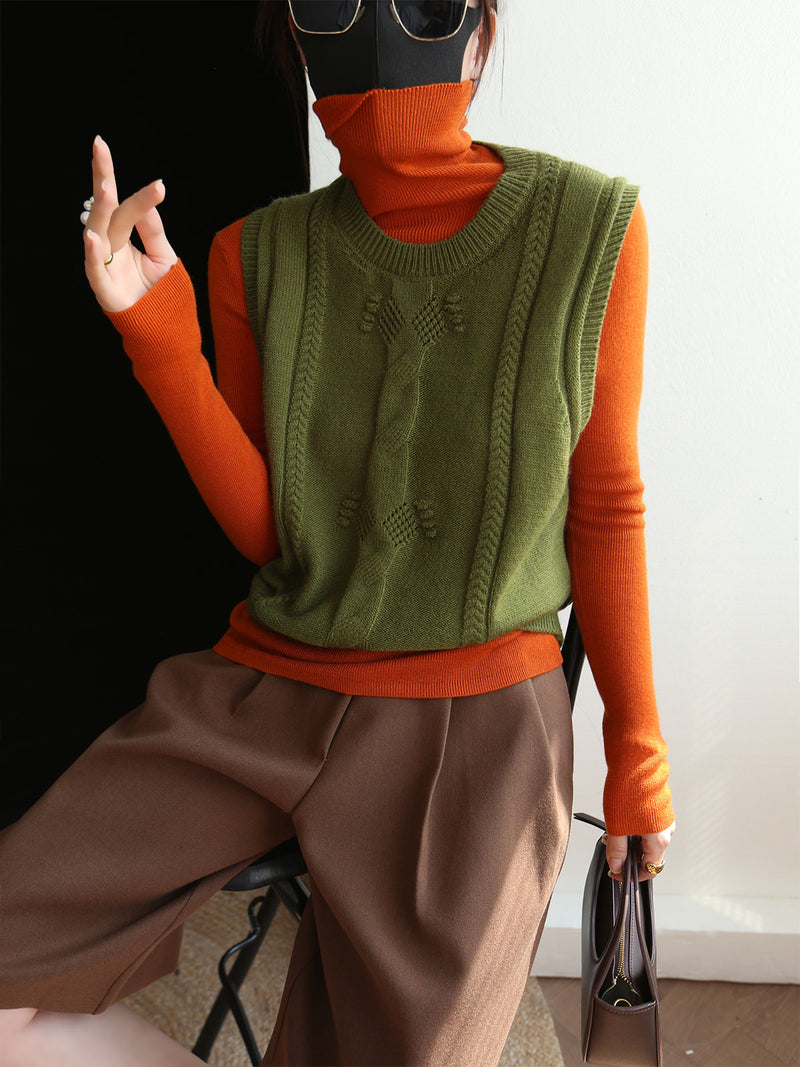 Turtleneck sweaters for little girls