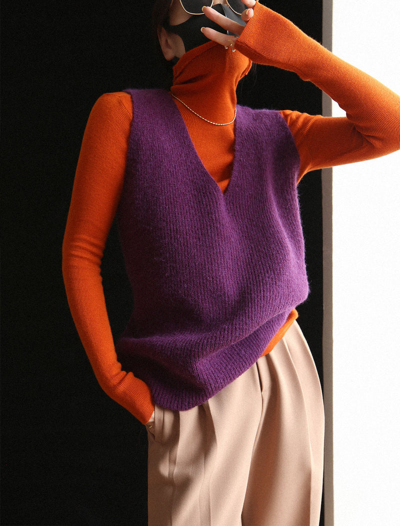 Turtleneck sweaters for little girls