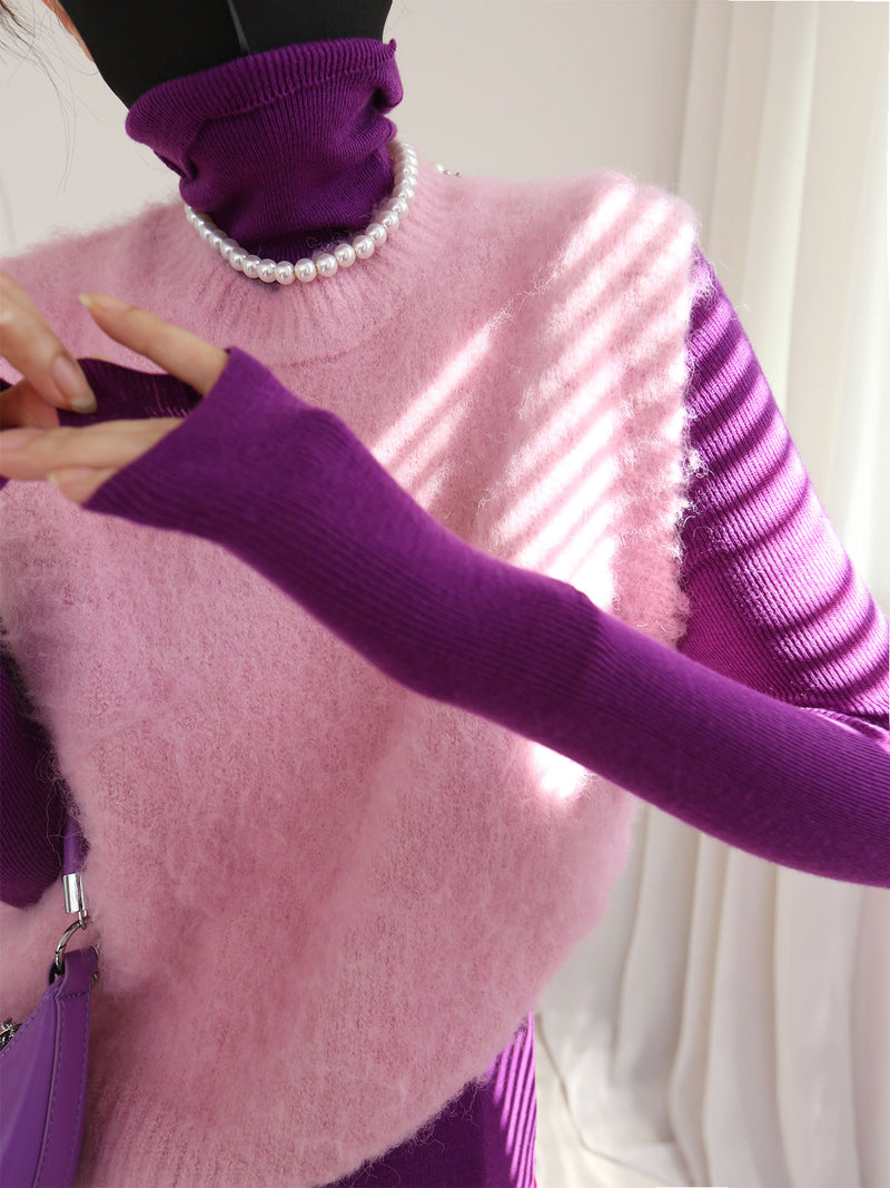 Turtleneck sweaters for little girls
