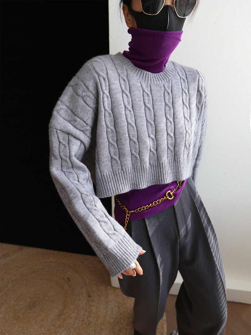 Turtleneck sweaters for little girls